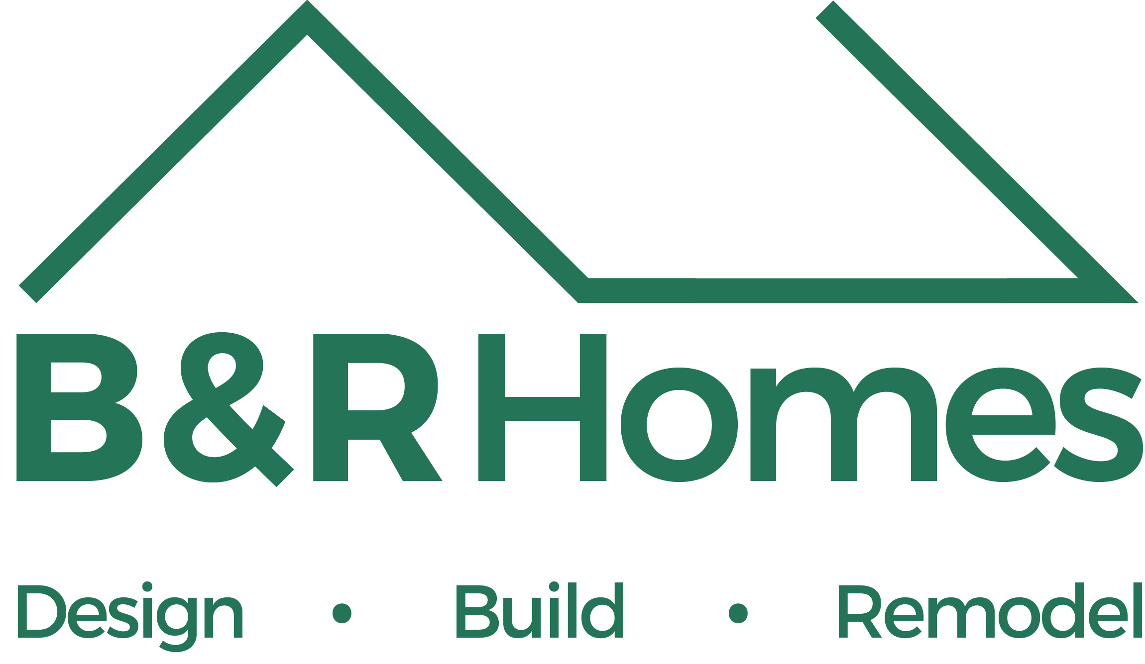 BR Homes Logo Tagline Green